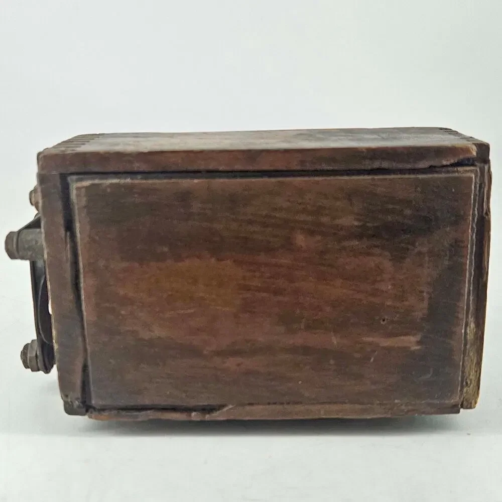 Antique 1900's Ford Model T Model A Wood Box Battery Ignition Buzz Coil